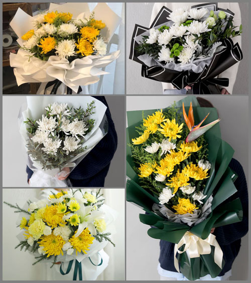 江西赣州章贡区水西镇永安村白事花束代送